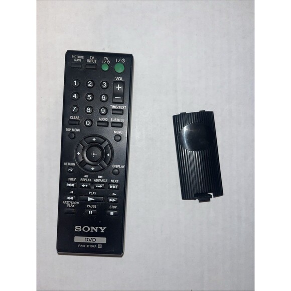 Genuine Sony RMT-D187A DVD Remote FOR DVP-NS57P, DVP-NS57P/B, DVP-NS601HP OEM - Picture 1 of 3